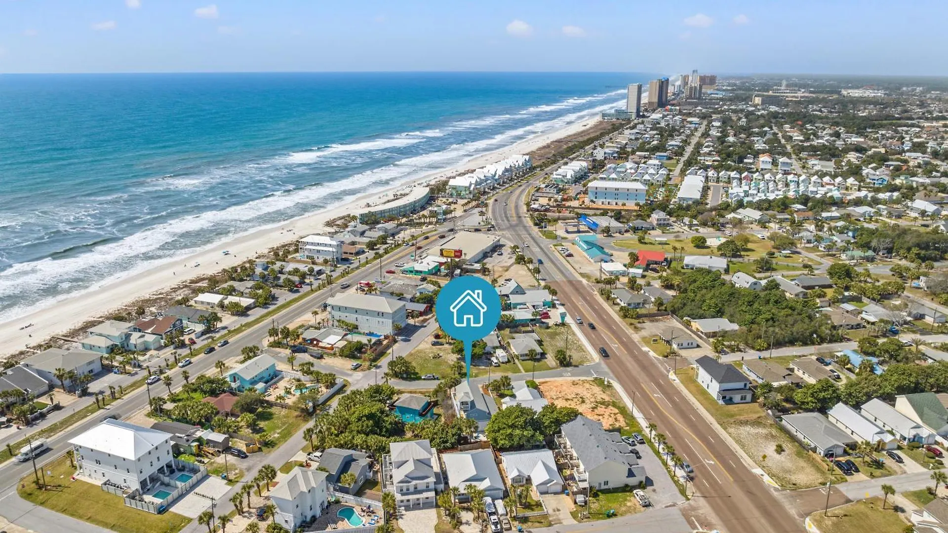 Beach House - Spacious 4Br Retreat With Gulf Views & Observation Deck! Panama City Beach ABD