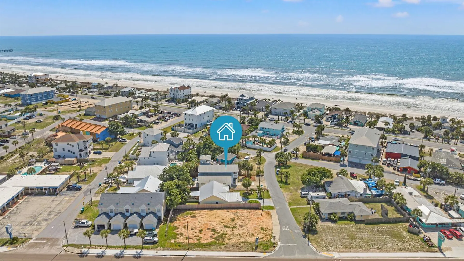 Beach House - Spacious 4Br Retreat With Gulf Views & Observation Deck! Panama City Beach Tatil Evi